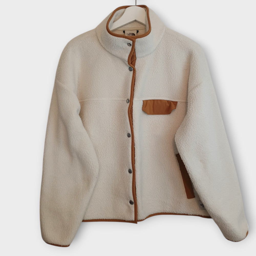 The North Face Cream and Tan Jacket